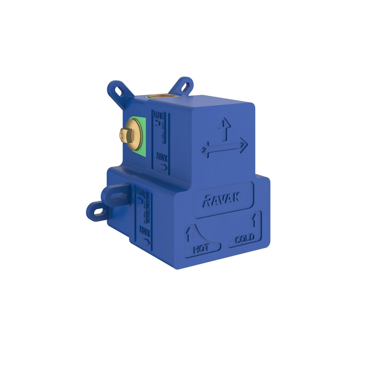 Potinkinė dėžutė 2 krypčių maišytuvams Ravak R-box Vertical O2, RB 07E.50, X070234