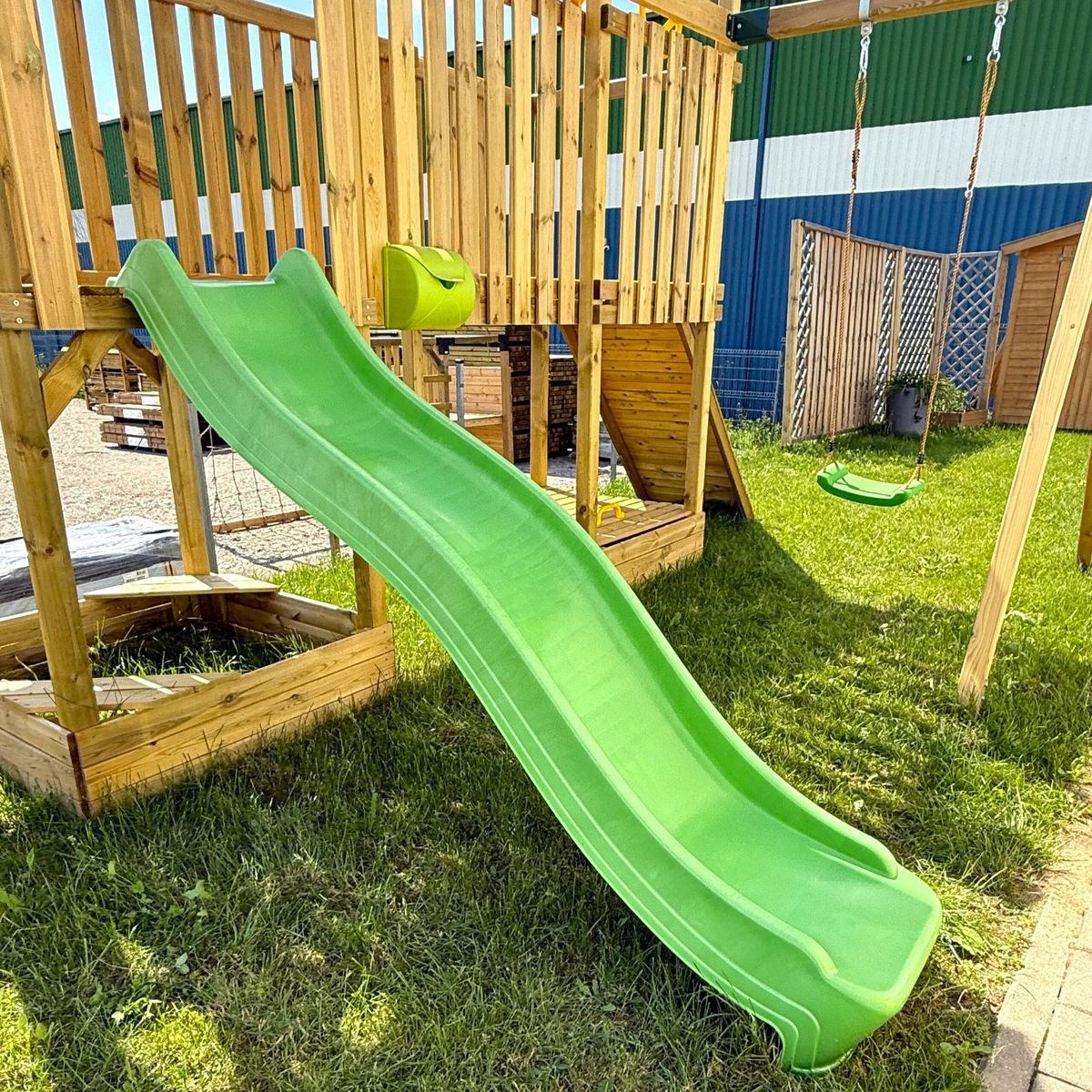 Šviesiai žalia čiuožykla 300 cm Šviesiai žalia čiuožykla 300 cm