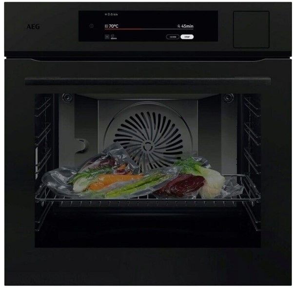 Orkaitė AEG NBP9S831AT, pilni garai (100%) su ,,Sous Vide'', juoda matinė spalva