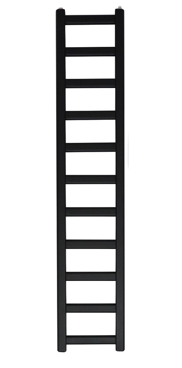 Rankšluosčių džiovintuvas Regnis Drabinka 30x162 cm, matinė juoda (struktūrinė)