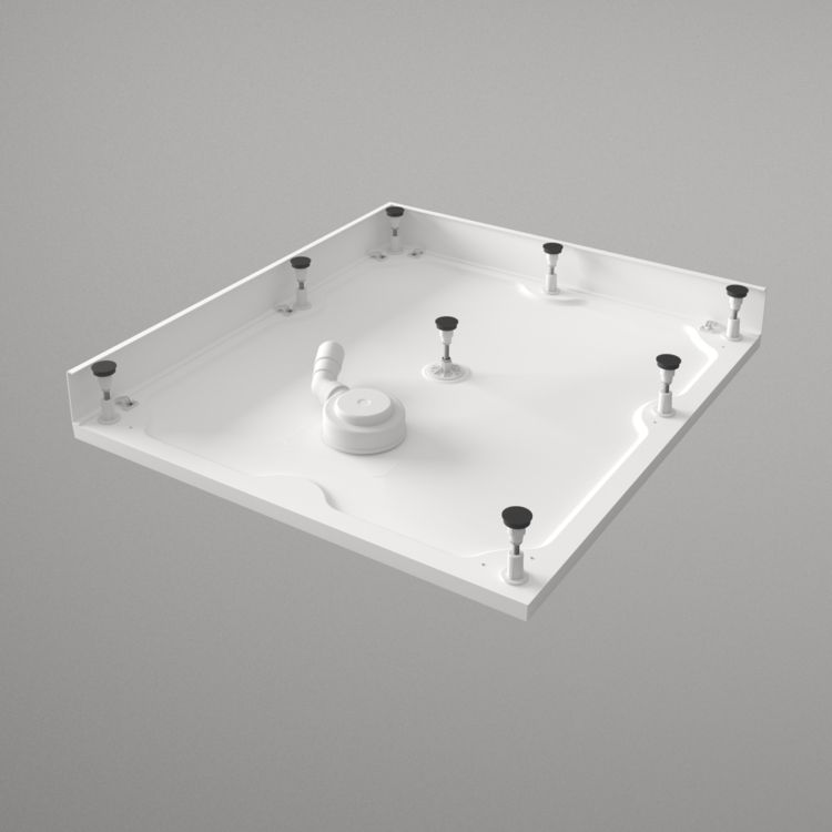 Dušo padėklas PAA Lettera KV100 100×100 cm komplektas