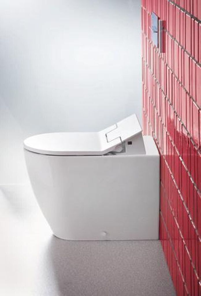 WC puodas pastatomas ME BY STARCK SensoWash, baltas, skirtas dangčiui SENSOWASH SLIM su bide funkcija, 2169592000