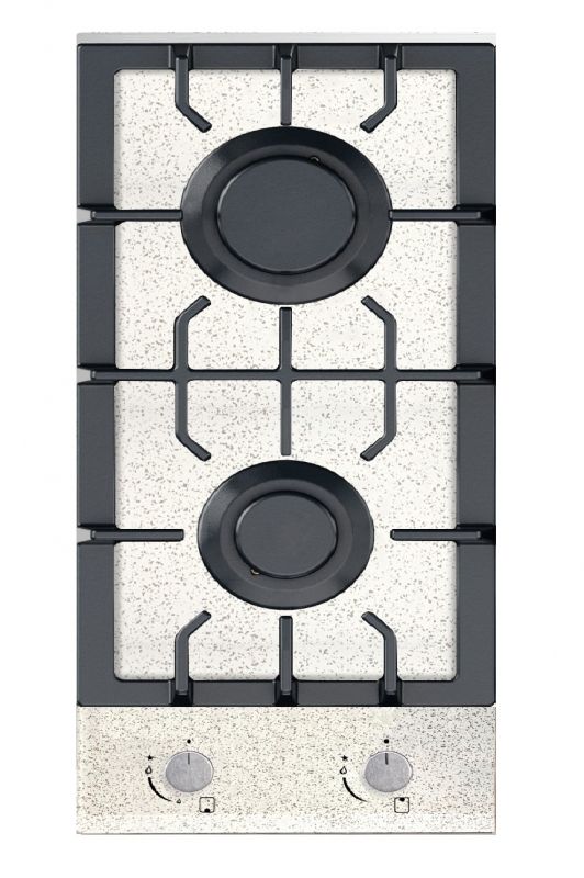 Dujinė 30 cm pločio kaitlentė Schlosser THG3151S, smėlio spalva su tekstūra Dujinė 30 cm pločio kaitlentė Schlosser THG3151S, smėlio spalva su tekstūra