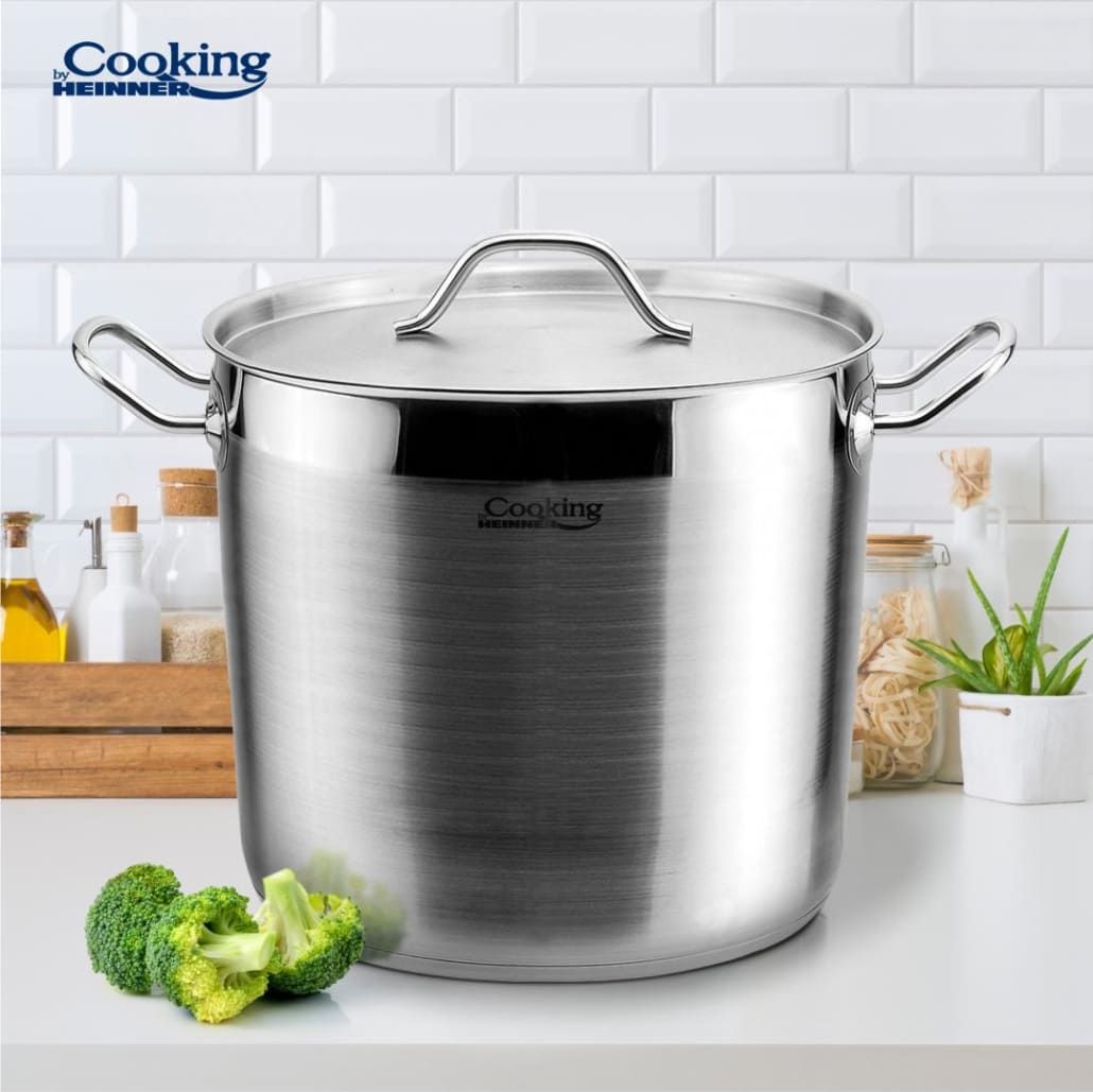 Puodas nerūdijančio plieno su teflono danga 6.4L 22x17cm HR-RW-064 HEINNER Puodas nerūdijančio plieno su teflono danga 6.4L 22x17cm HR-RW-064 HEINNER