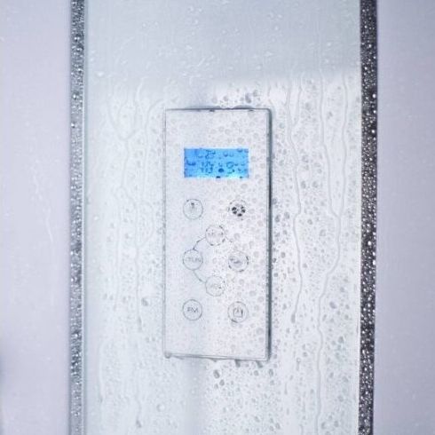 Duschy dušo kabina ketursienė su masažu ir LED 6030