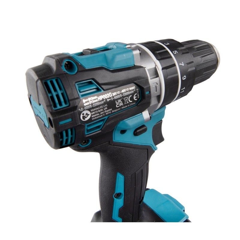 Akumuliatorinis smūginis gręžtuvas MAKITA HP002GD201 40V Max XGT