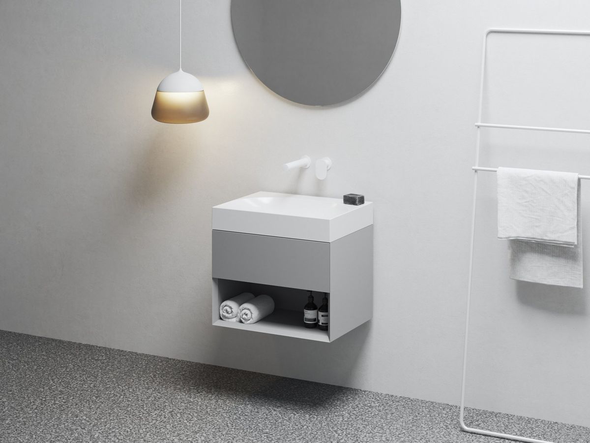 Spintelė po praustuvu Ravak SD Lite 60 Smoke Grey X000001859