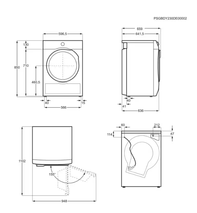 Džiovyklė ELECTROLUX EW7D395UCE Džiovyklė ELECTROLUX EW7D395UCE