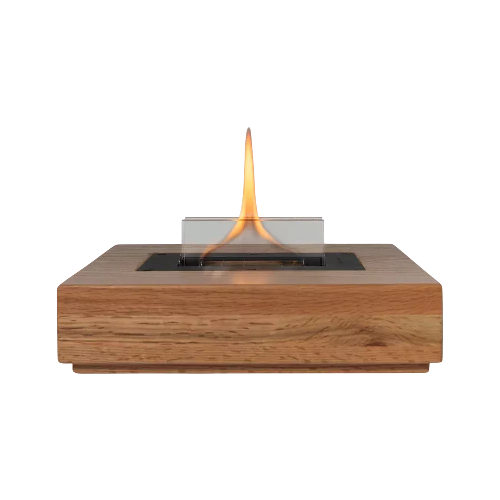 Tenderflame HOLLY 90 OAK stalo židinys, natūralios sp., naudojamas Tenderfuel skystis