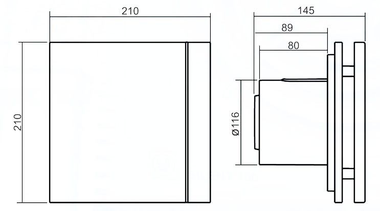 Ventiliatorius su laikmačiu SOLER&PALAU SILENT-200 CRZ DESIGN - 3C, 5210604100 Ventiliatorius su laikmačiu SOLER&PALAU SILENT-200 CRZ DESIGN - 3C, 5210604100