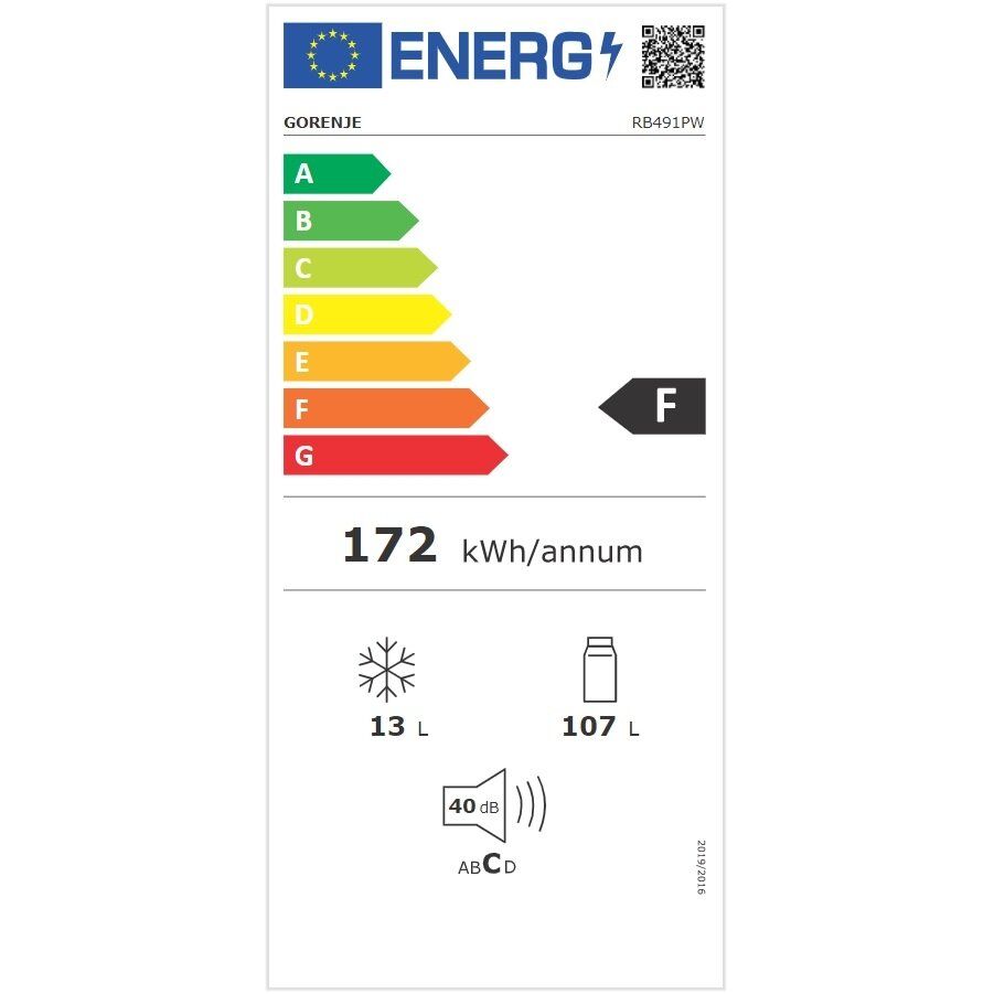 Šaldytuvas Gorenje RB491PW