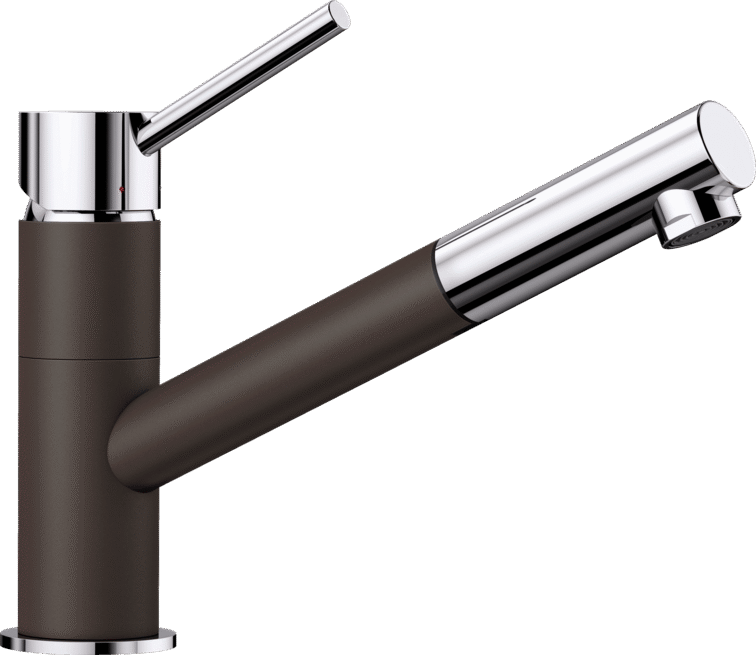 Plautuvės maišytuvas BLANCO KANO-S Ruda/chrome HD