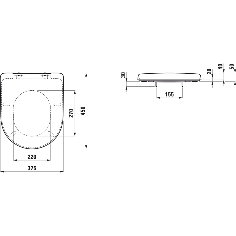 Unitazo dangtis Laufen PRO Universal