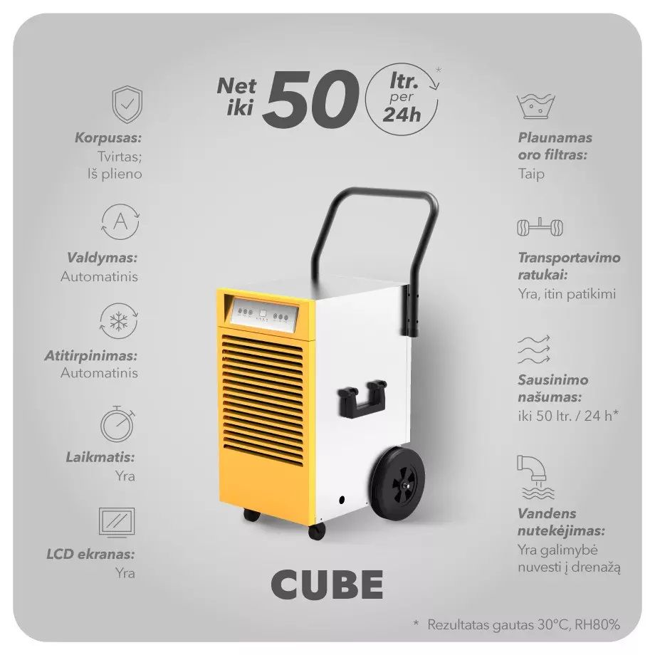 Drėgmės surinkėjas Adolus Cube X600