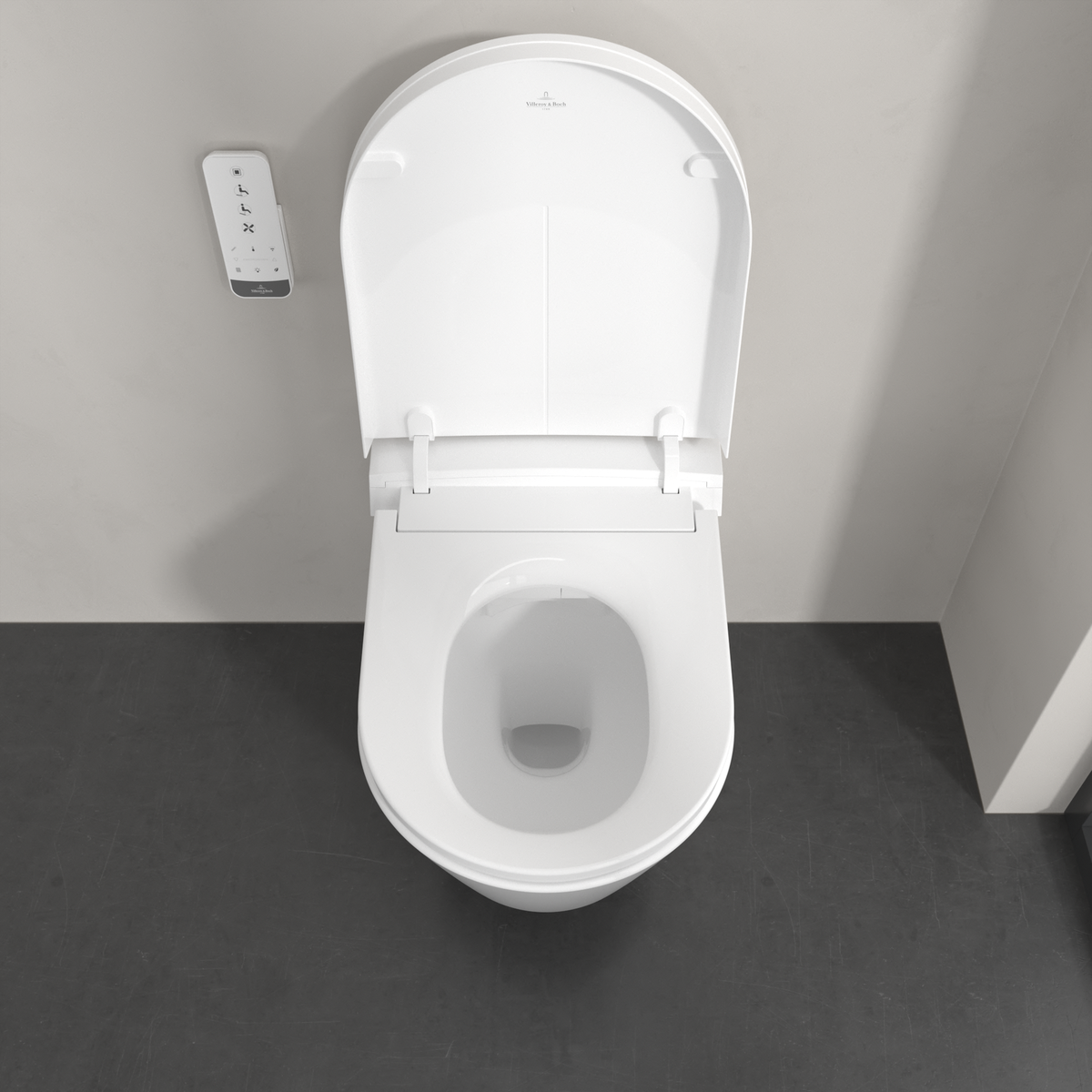 Pakabinamas klozetas Villeroy & Boch TIVO su bide funkcija, directFlush V22EM101 Pakabinamas klozetas Villeroy & Boch TIVO su bide funkcija, directFlush V22EM101