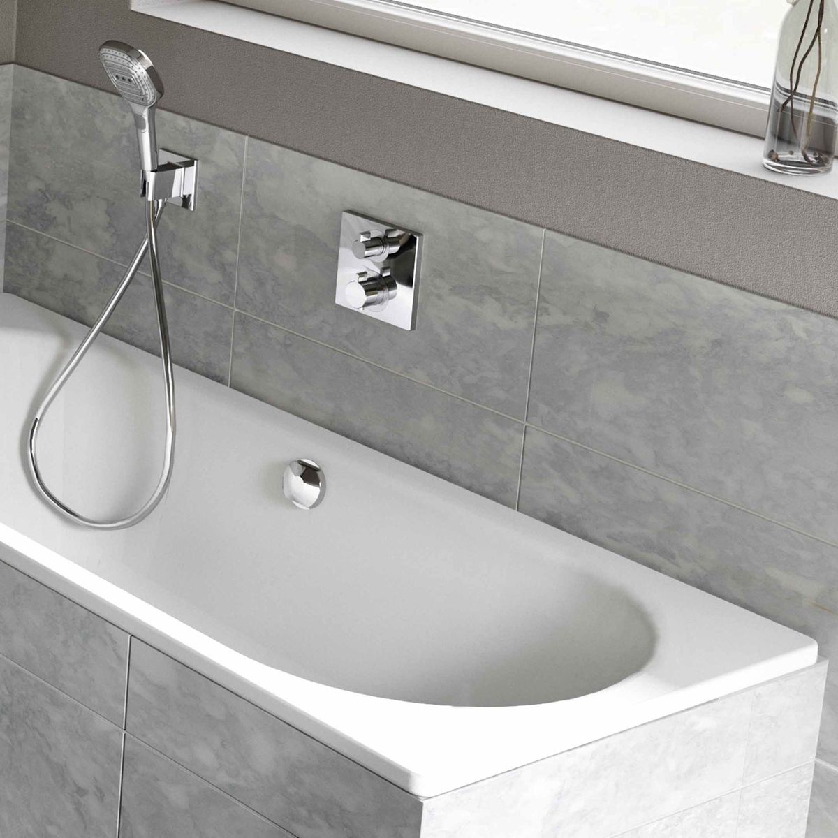 Plieninė vonia Kaldewei Classic Duo 180x80 cm, balta, 291000010001