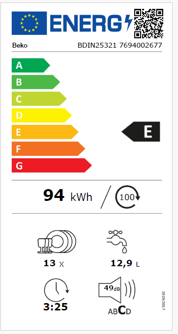 Indaplovė BEKO BDIN25321