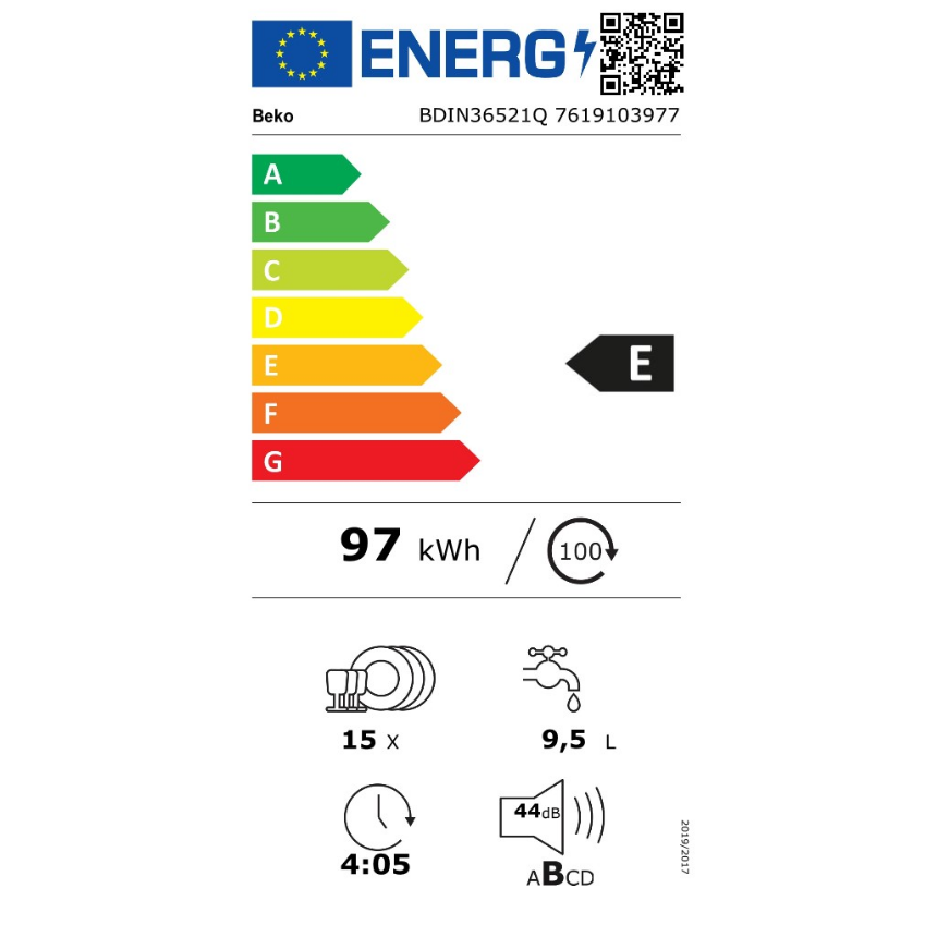 Indaplovė BEKO BDIN36521Q