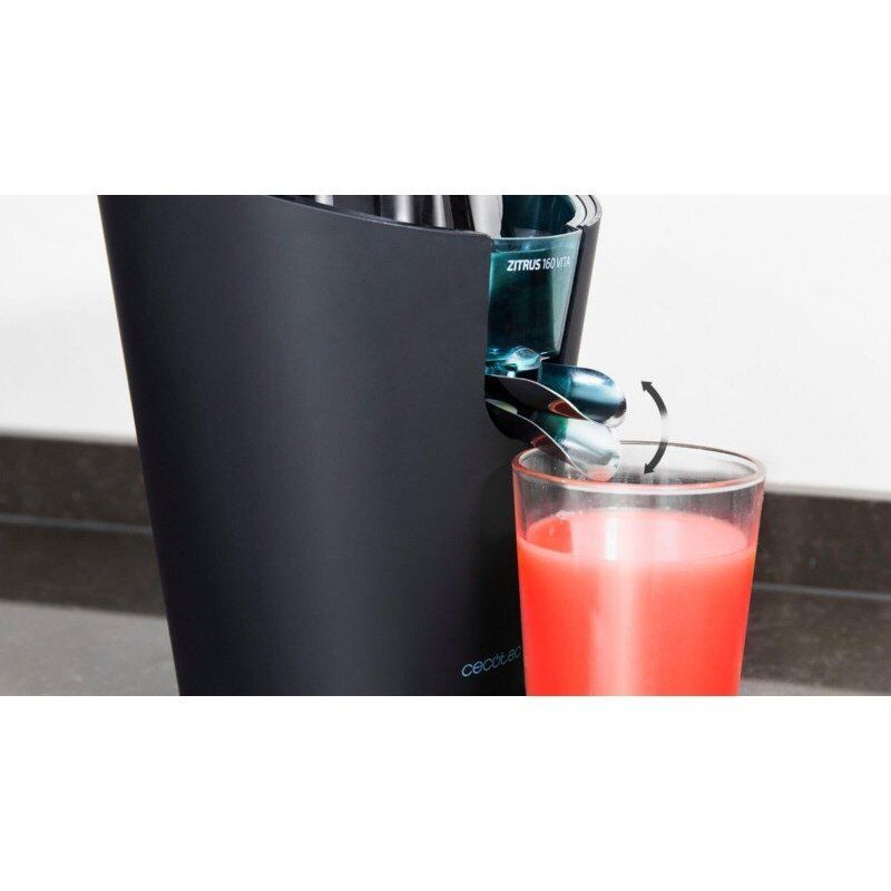Citrusinių vaisių sulčiaspaudė Cecotec Zitrus 160 Vita Black