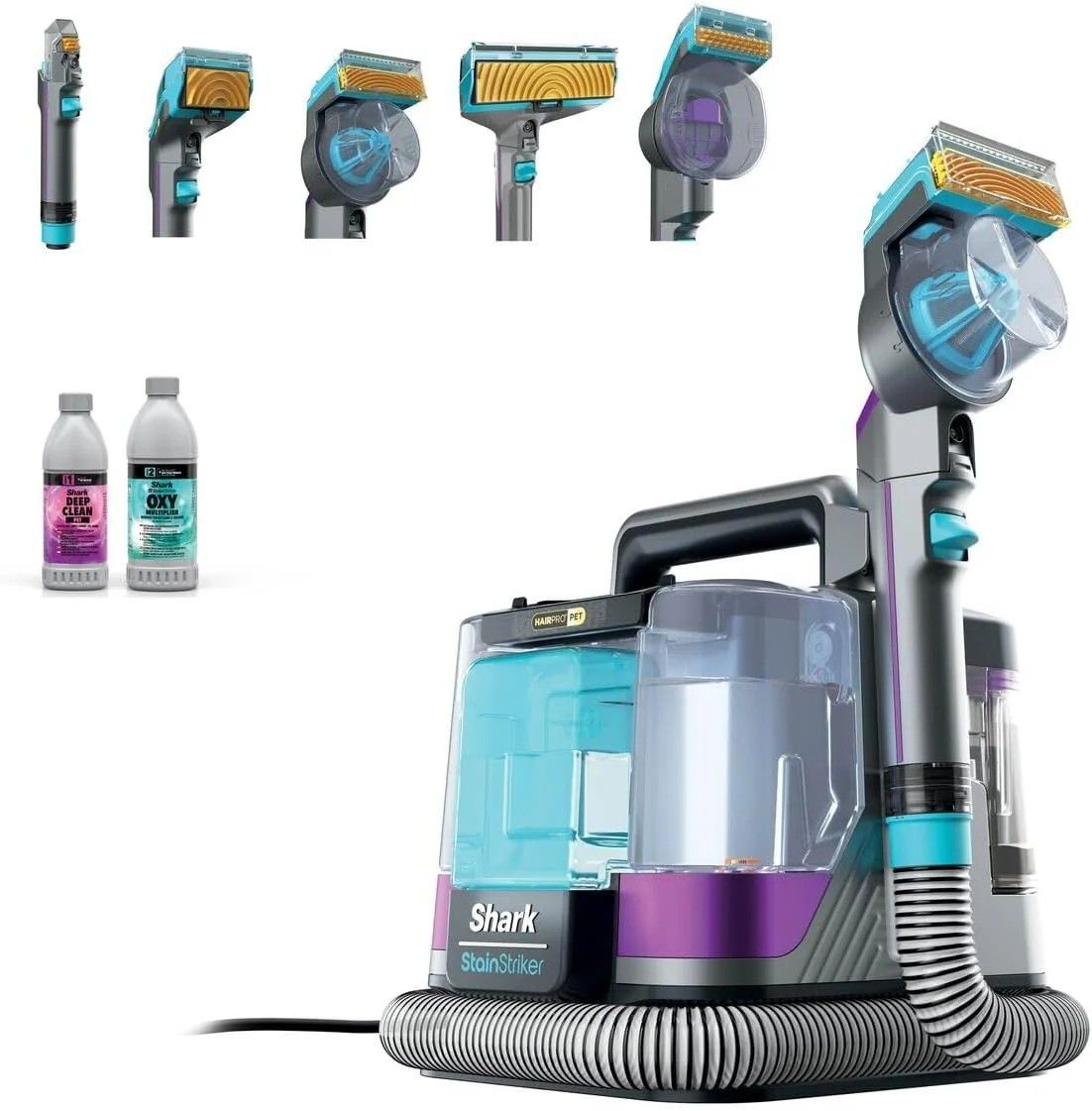 Dulkių siurblys / dėmių valytuvas Shark StainStriker HairPro Pet, PX250EUT