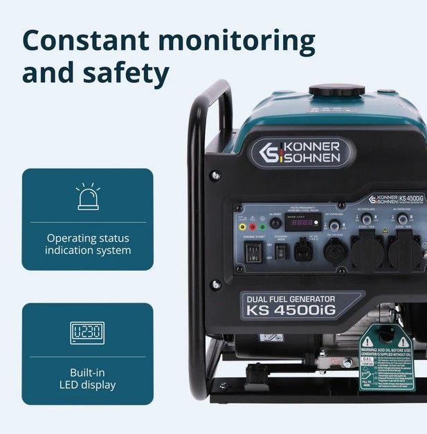 Inverterinis generatorius KS 4500iG KONNER amp SOHNEN Inverterinis generatorius KS 4500iG KONNER amp SOHNEN