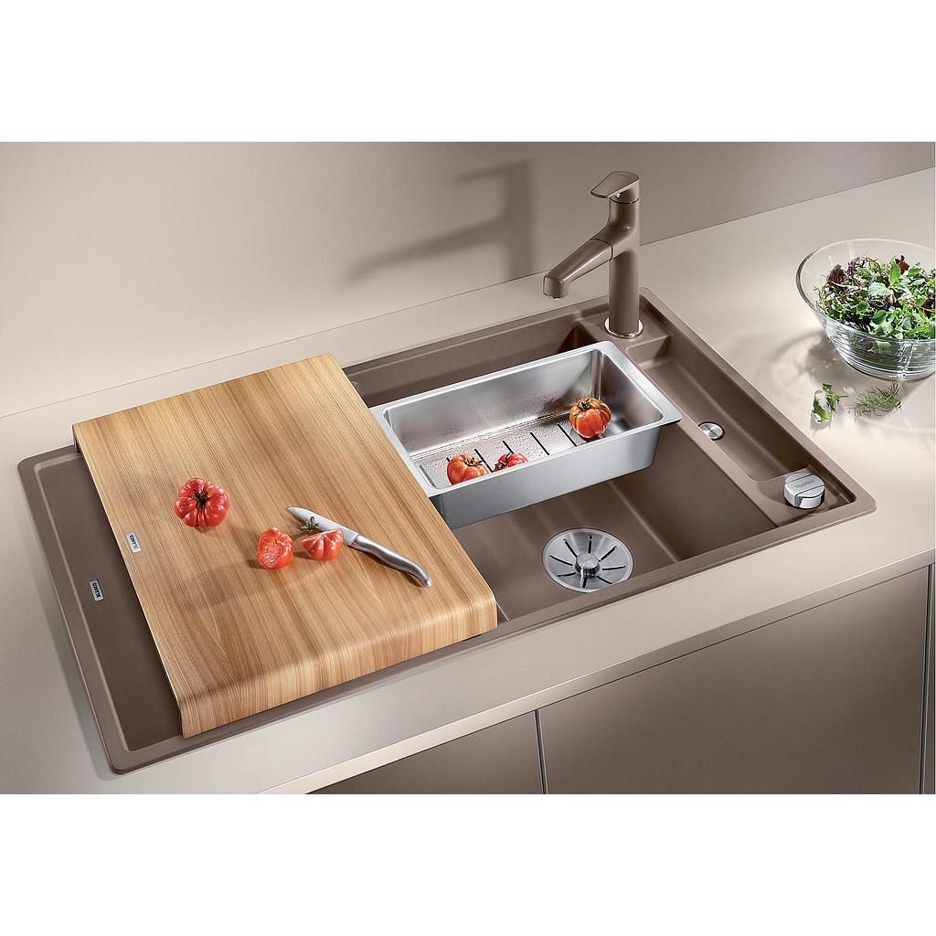 Silgranitinė plautuvė BLANCO AXIA III 5 S SILG PDUR Ruda Z.ES InFino M.AF