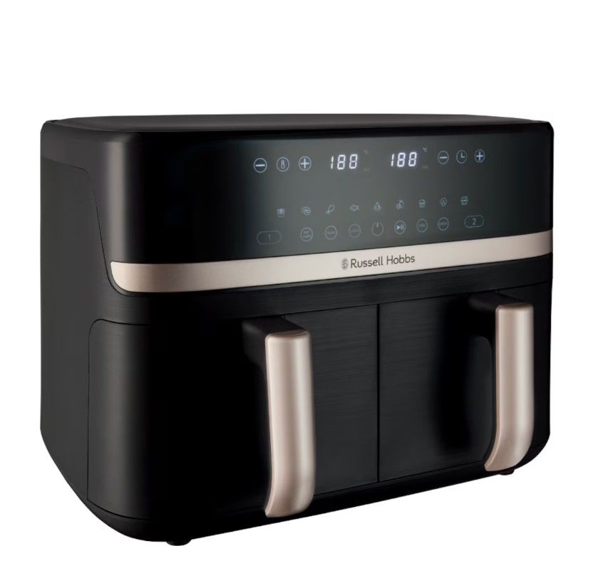Karšto oro gruzdintuvė Russell Hobbs Satisfry Air 9L Dual Basket, 27680-56 Karšto oro gruzdintuvė Russell Hobbs Satisfry Air 9L Dual Basket, 27680-56