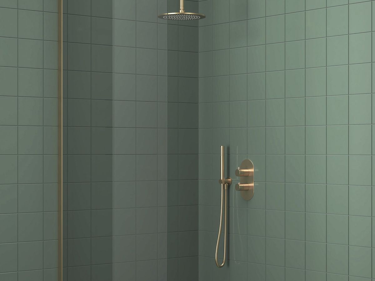 Apvali dušo galvutė Ravak Chrome, 250 mm, 980.60GLB šlifuoto aukso, X07P1238