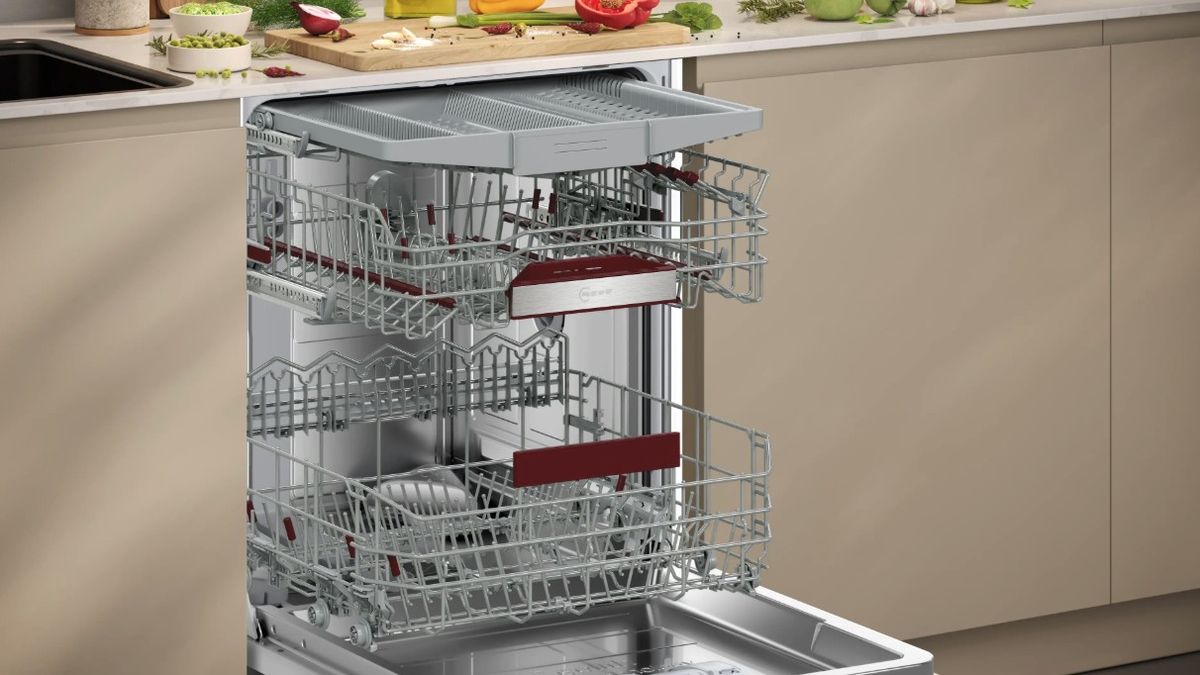 Įmontuojama indaplovė Neff N 70, S257ZCX18E, 60 cm XXL