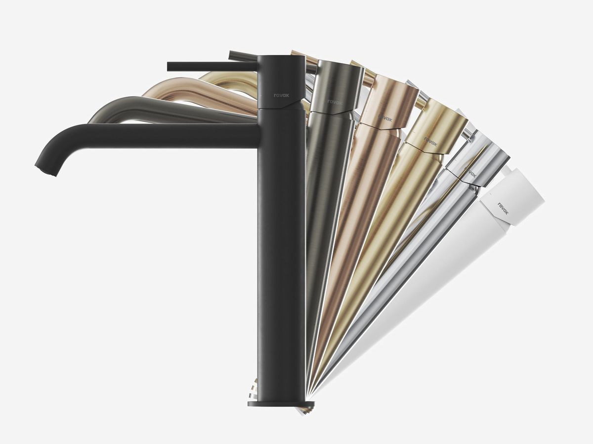 Praustuvo maišytuvas 190 mm be dugno vožtuvo, Ravak ES 012.60GLB, šlifuoto aukso, X070597 Praustuvo maišytuvas 190 mm be dugno vožtuvo, Ravak ES 012.60GLB, šlifuoto aukso, X070597