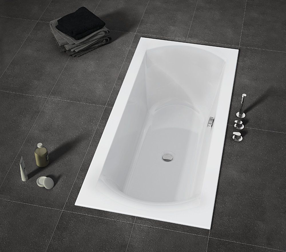 Akrilinė vonia Riho Linares 180x80 cm, balta, B142001005