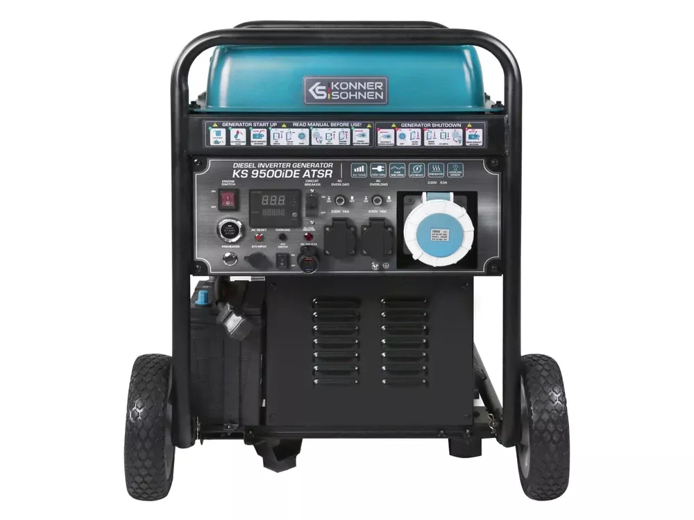 Inverterinis dyzelinis elektros generatorius 9500W KS 9500iDE ATSR KONNER & SOHNEN Inverterinis dyzelinis elektros generatorius 9500W KS 9500iDE ATSR KONNER & SOHNEN
