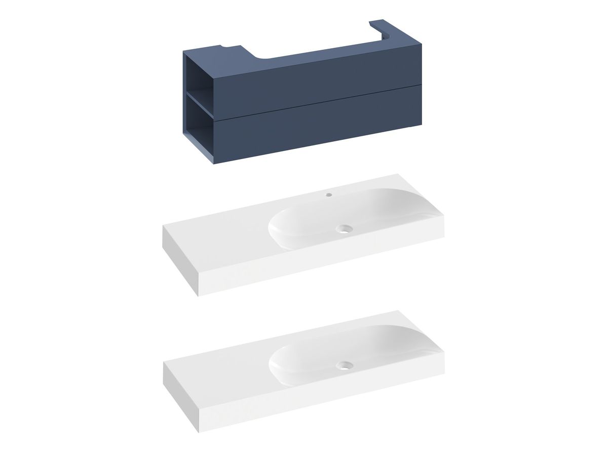 Spintelė po praustuvu Ravak SD Lite 120 K Deepsea Blue X000001881