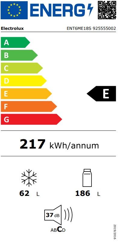 Šaldytuvas ELECTROLUX ENT6ME18S