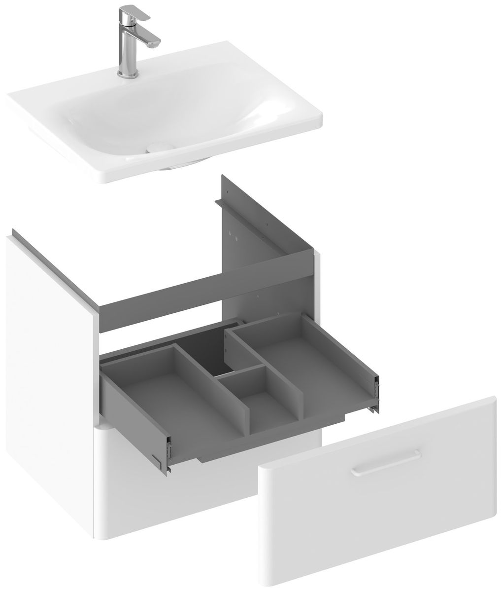 Ravak SD Balance II 60 spintelė po praustuvu balta X000001814