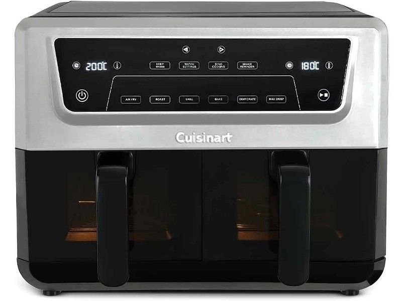Karšto oro gruzdintuvė Cuisinart AIR-TWIN 10.4L AFD10XSSE Karšto oro gruzdintuvė Cuisinart AIR-TWIN 10.4L AFD10XSSE