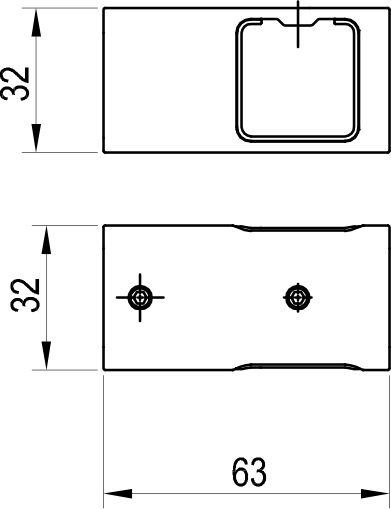 Laikiklis nuo stiklo iki sienos Ravak W SET-100 Walk-in balta matinė GWD01000E002