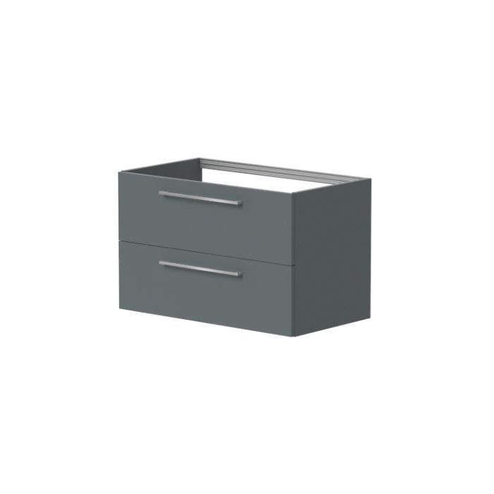 Apatinė spintelė Kame Gama, matinė pilka 80 cm BU/8-3DR/D05-PO