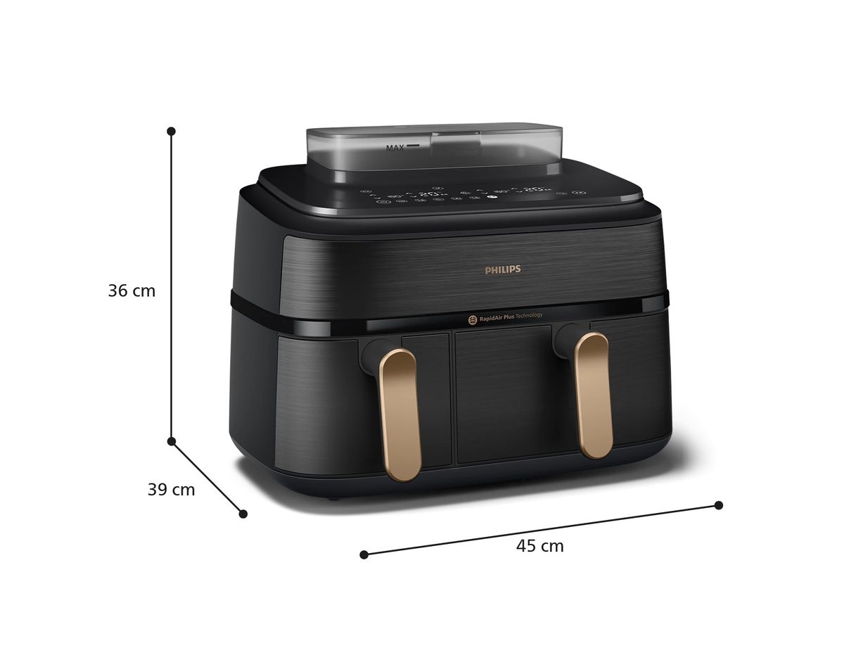 Karšto oro gruzdintuvė Philips 5000, NA552/00, 9 l