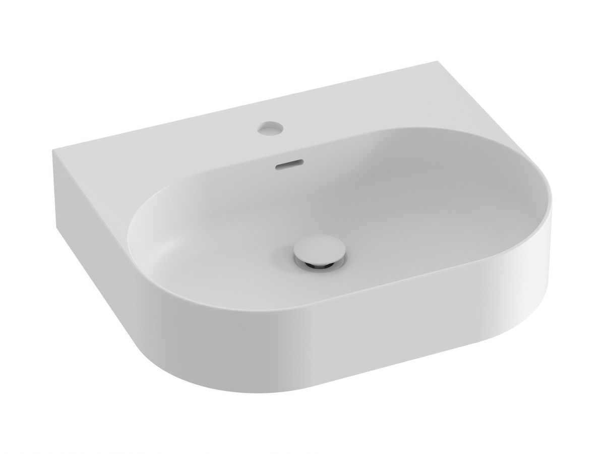 Keraminis praustuvas Ravak Ceramic Slim Wall O 55 N, baltas matinis, XJX0E155003