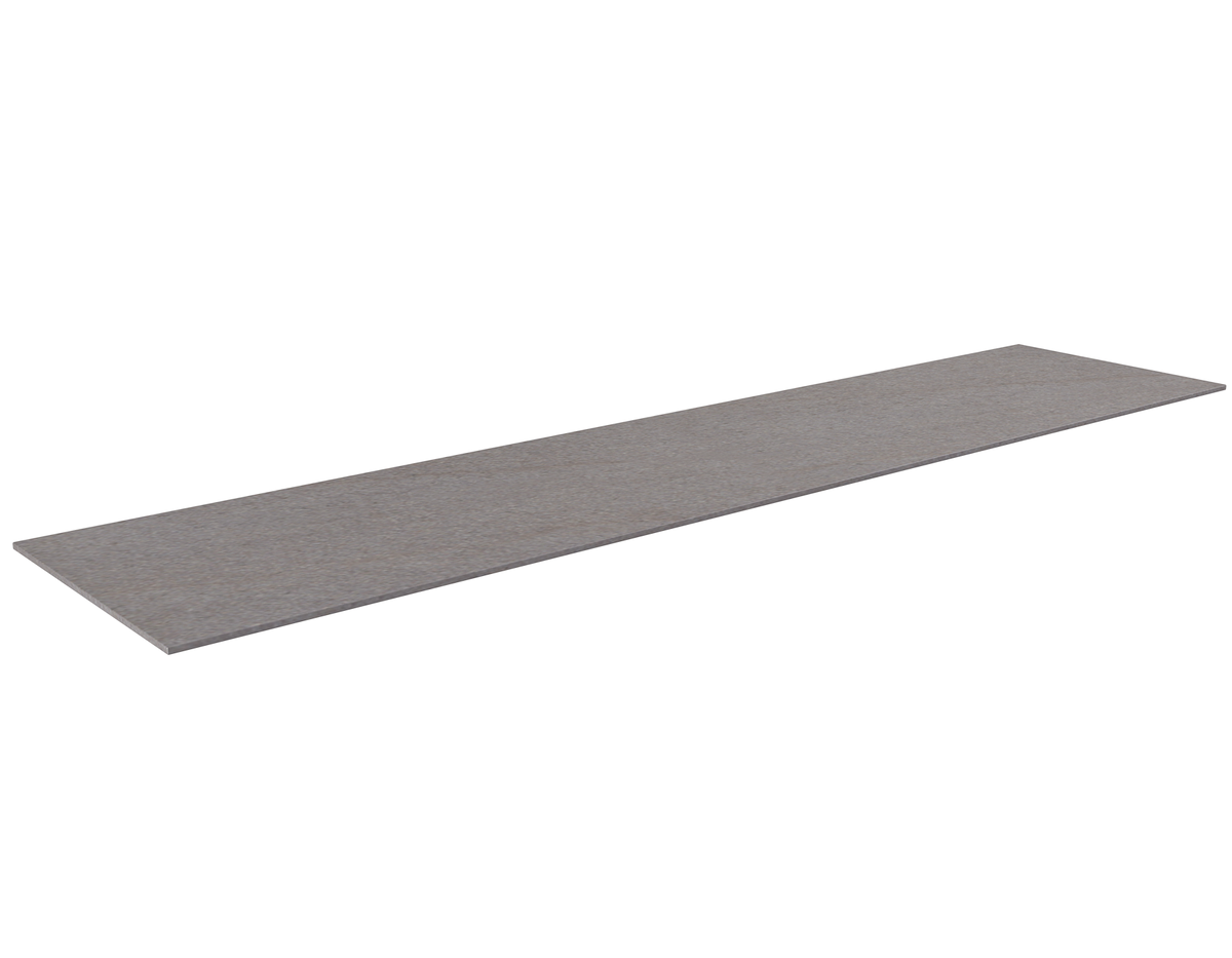 Stalviršis apatinei spintelei Kame HPL compact 200 cm, pilka WP/20-3/H12