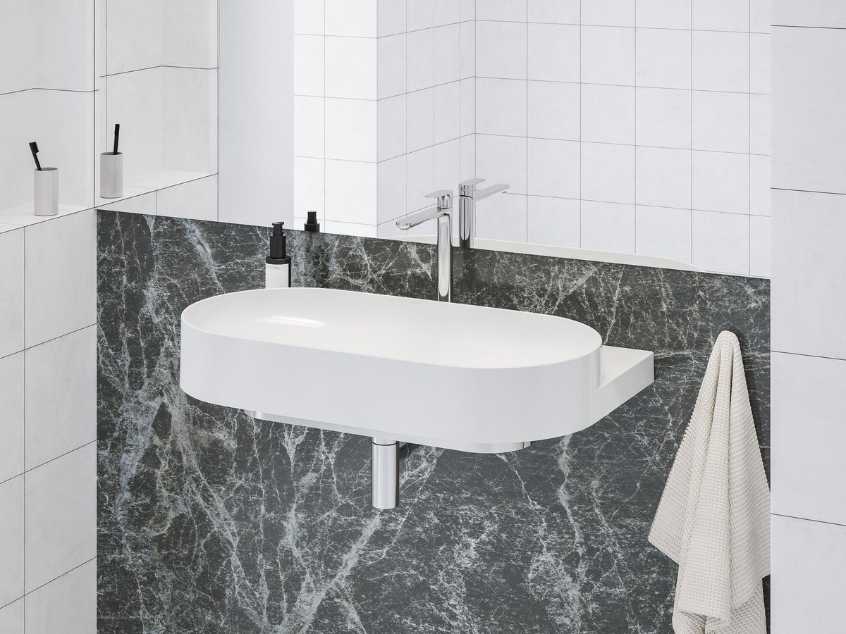Praustuvo maišytuvas Ravak Eleganta BeCool 335 mm be dugno vožtuvo, Chrome X070419