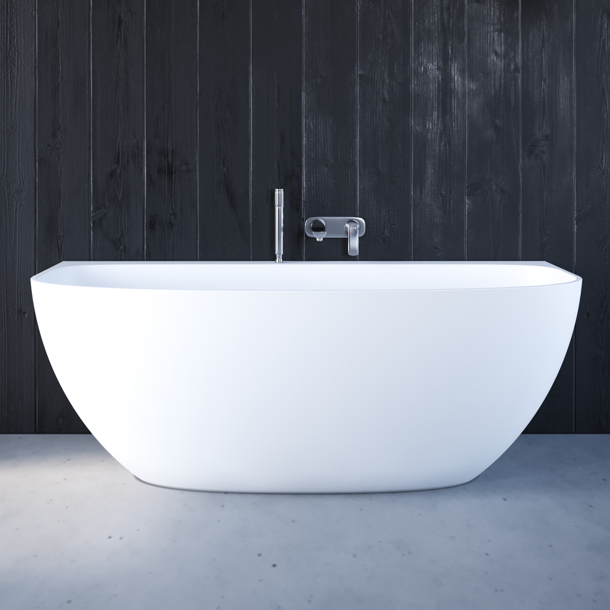 Lieto akmens vonia Bathesa Sintra I 170x89 cm