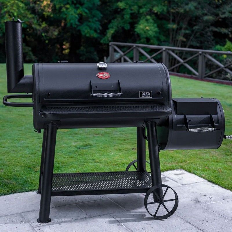 Lauko kepsninė-rūkykla Char-Griller Grand Champ Offset Smoker