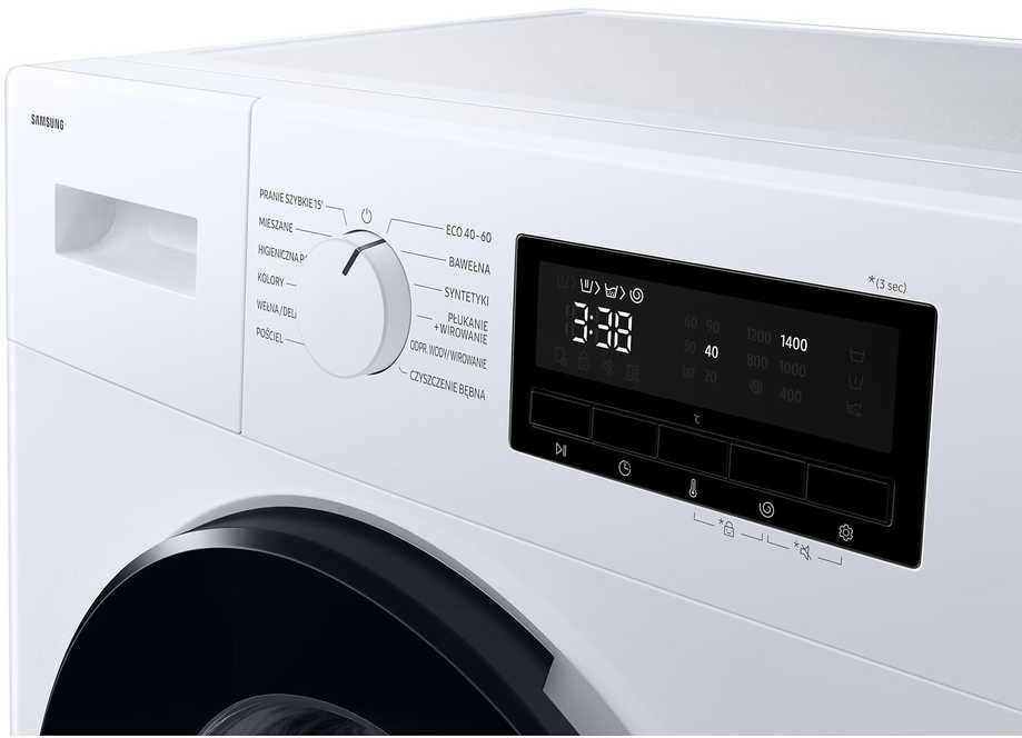 Skalbimo mašina Samsung WW80FG3M05AWLF, su higieniška garų technologija, plona, 8 kg Skalbimo mašina Samsung WW80FG3M05AWLF, su higieniška garų technologija, plona, 8 kg