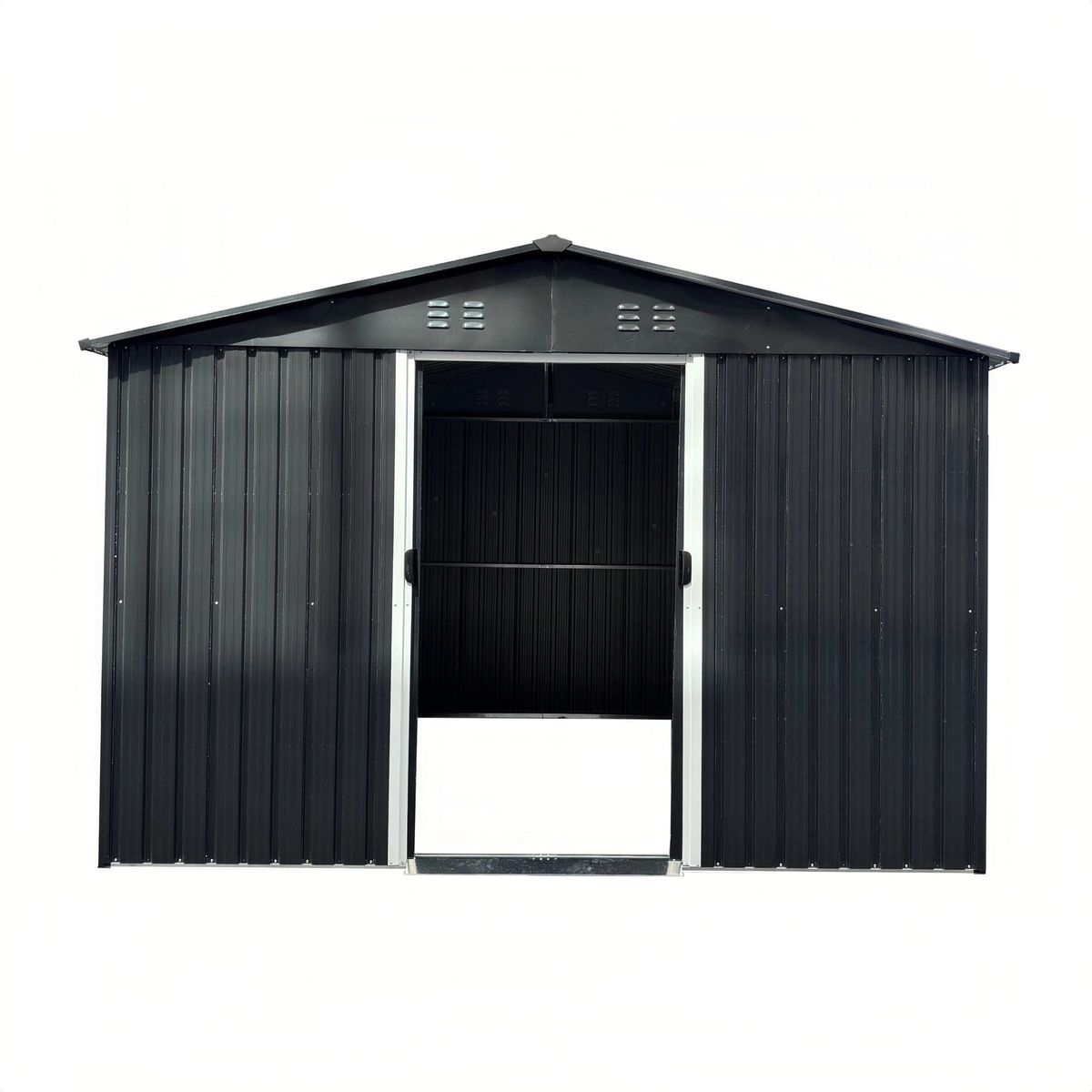 Metalinis sandėliukas HATIS, 11,7 m2, antracito Metalinis sandėliukas HATIS, 11,7 m2, antracito