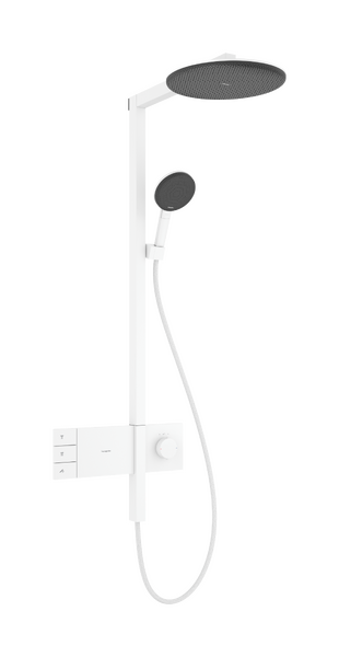 Dušo sistema Hansgrohe Raindance Alive S 300 2jet EcoSmart, balta matinė, 24596700 Dušo sistema Hansgrohe Raindance Alive S 300 2jet EcoSmart, balta matinė, 24596700
