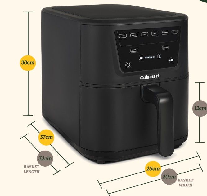 Karšto oro gruzdintuvė Cuisinart COMPACTMAX AFS8OBLE