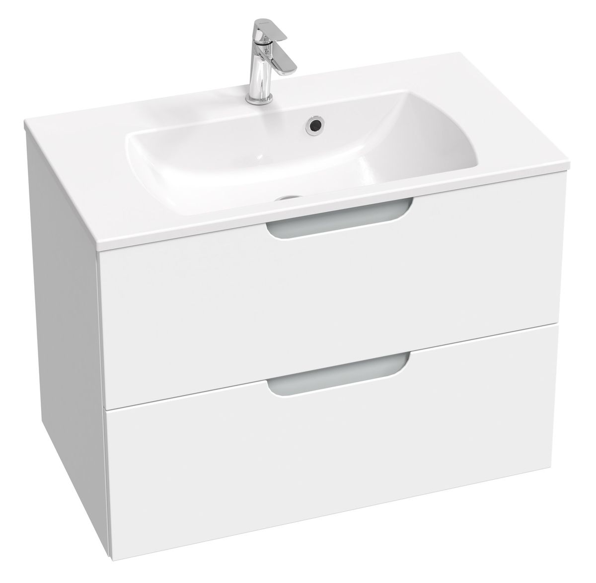 Praustuvas Classic II 800 Slim 800x450 mm, baltas, su skyle maišytuvui XJX01180001