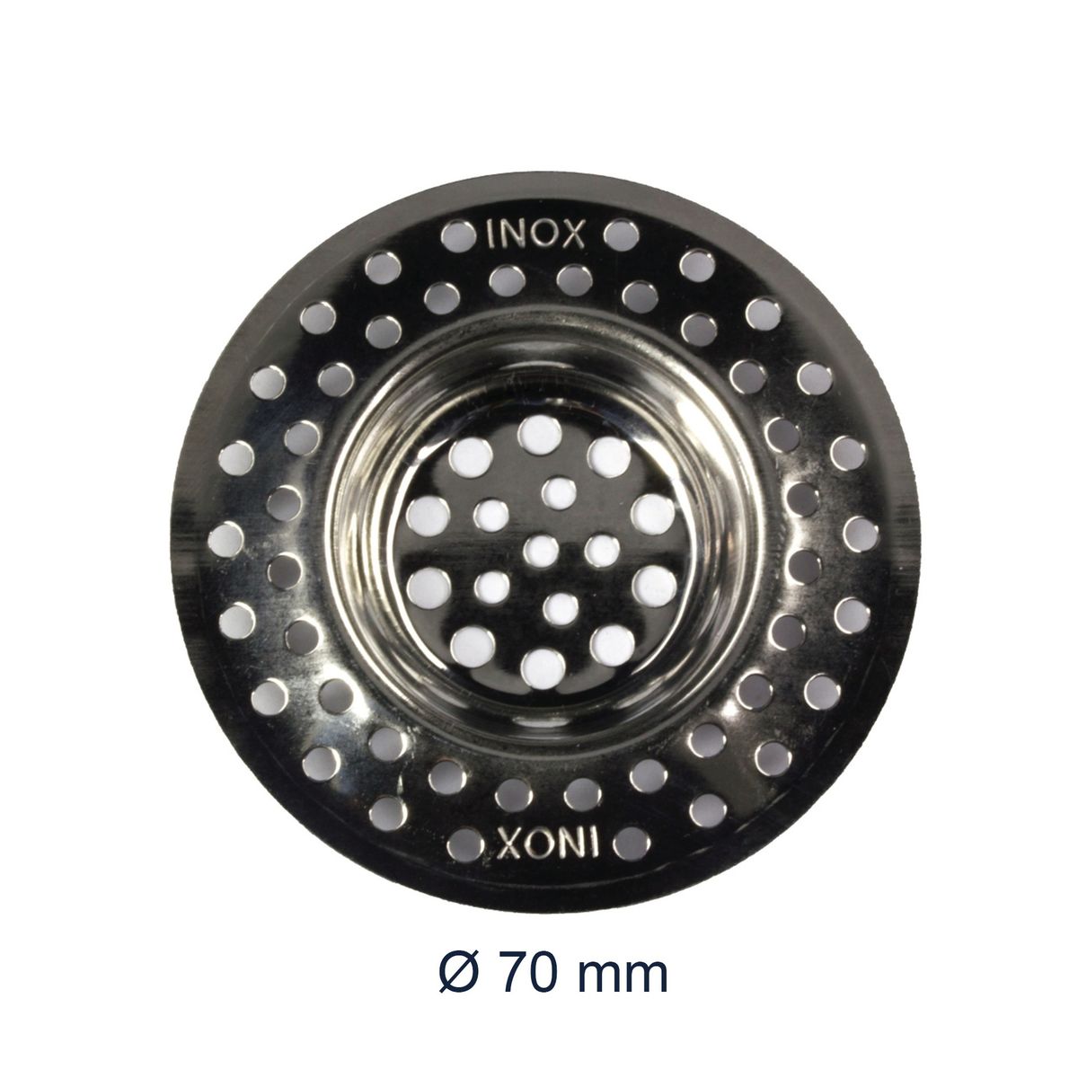 Sietelis, Ø 7 cm, blizgus chromas, nerūdijantis plienas, 13700300